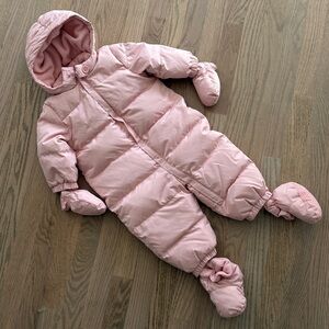 Baby GAP Pink Kids Puffer Bunting Snowsuit